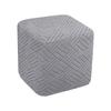 Full Coverage Ottoman Covers Geometric Jacquard Furniture Slipcovers  Sofa Footstool