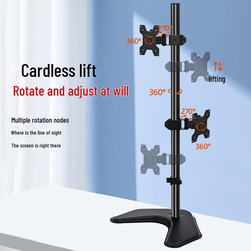 Adjustable Height and Rotating Monitor Arm Stand