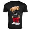 Hello Streetwear Teddy Bear Mask Urban Graphic T-Shirt