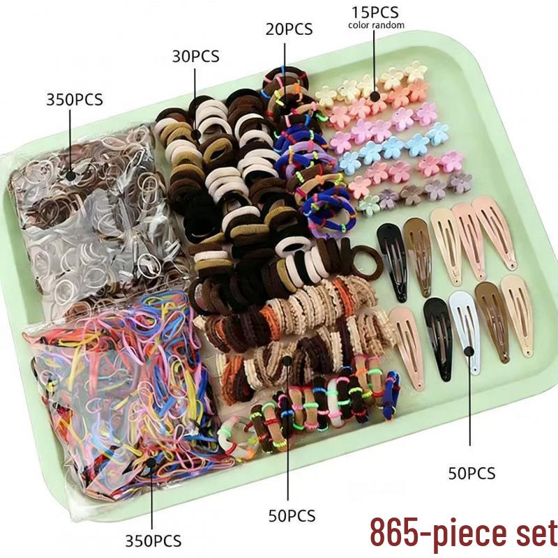 Princess Hair Accessories Set: Baby Hair Ties, Girls Hairpins & Clips Gift Box