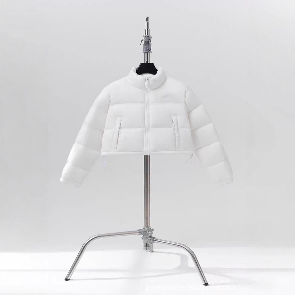 Women's 1984 North Face Down Jacket: Short, Thickened, Stand-Up Collar, Winter Streetwear