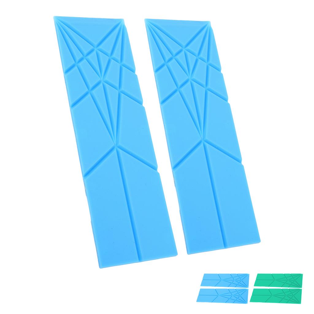 2 Stück Große Polygone Messlöffel Faltbar Flach 3 in 1 Messlöffel Magnetischer Messlöffel