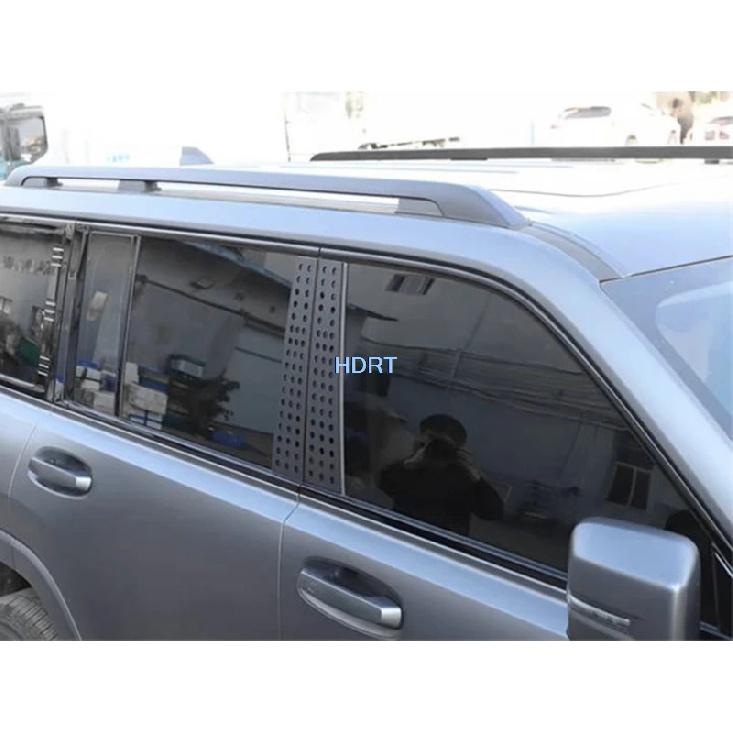 For Great Wall GWM Haval H9 2024 + Car Styling Side Window Trim Center Pillar Panel Column Cover Accessories Exterior Sticker