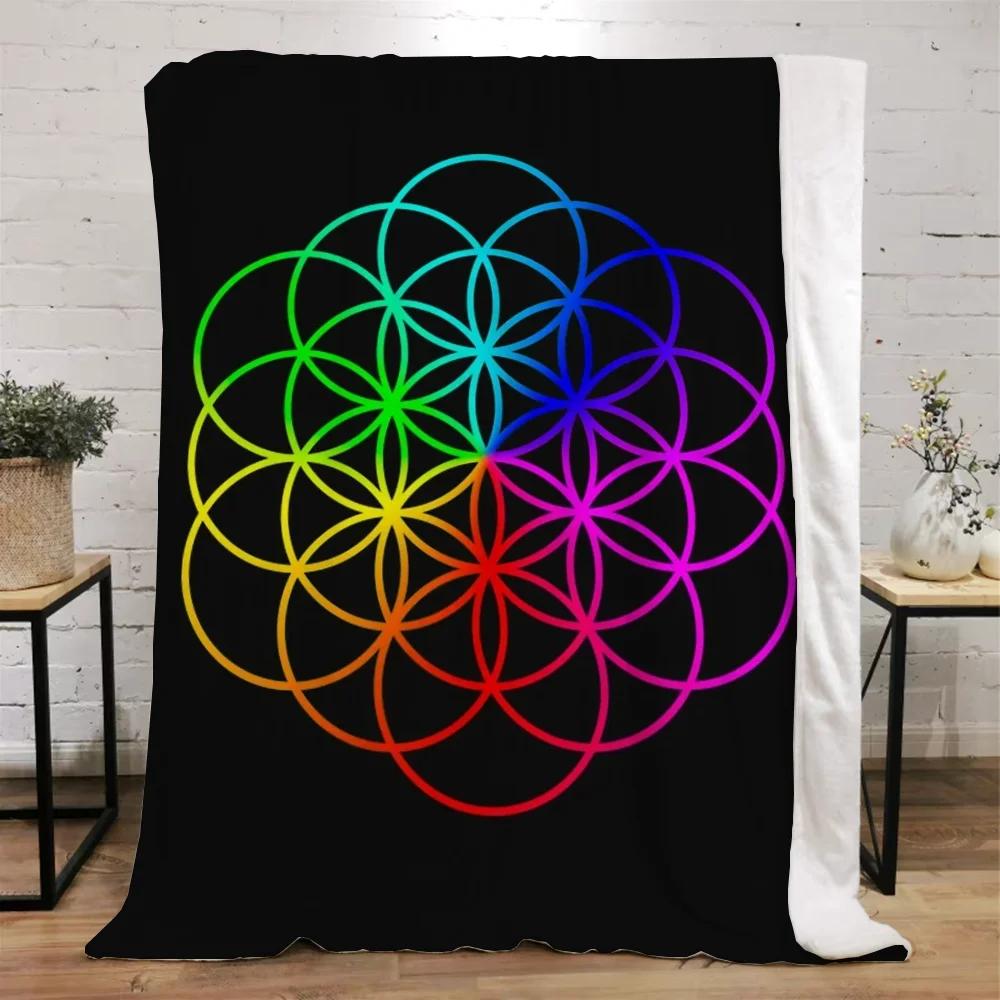 Coldplay Throws Blankets for Sofa Luxury Throw Blanket King Size Fluffy Plaid Microfiber Bedding Beach Towel Home Interior Knee