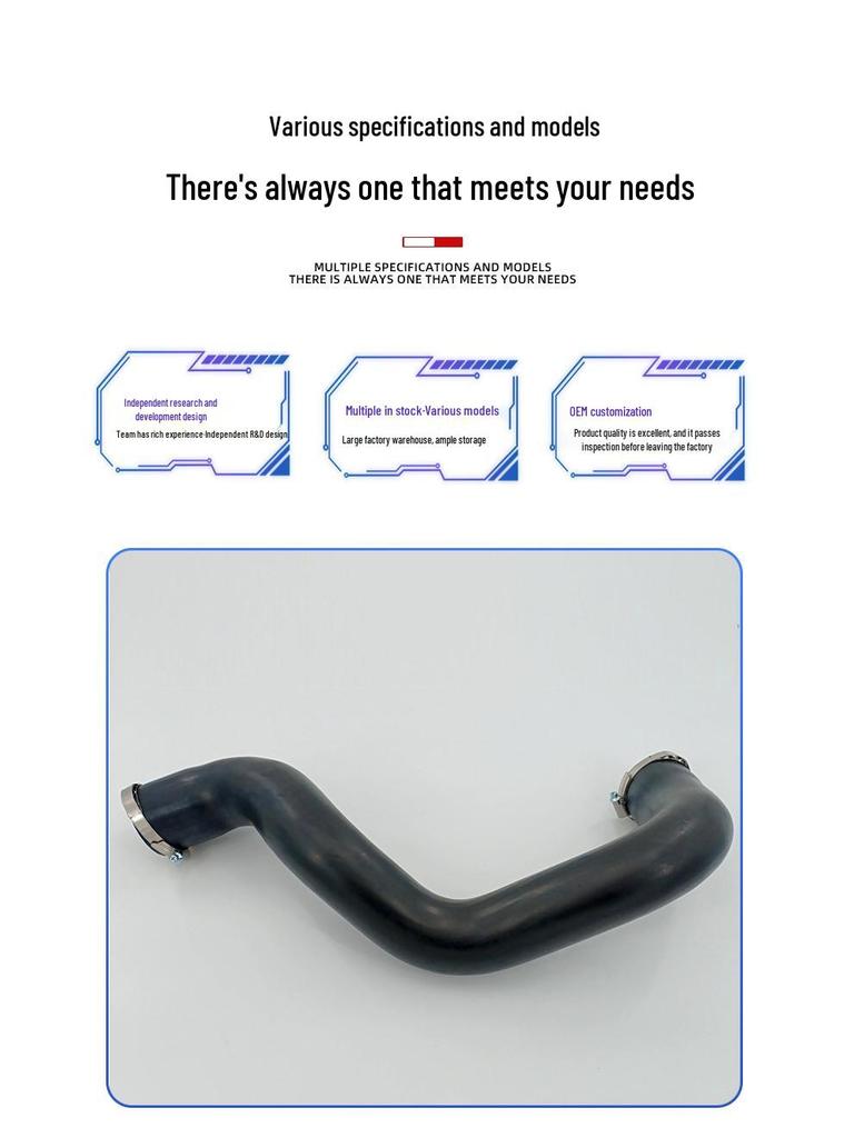 Turbocharger Pipe 145084 for Turbocharged Intercooler Hose, Panamera 971145708AF.