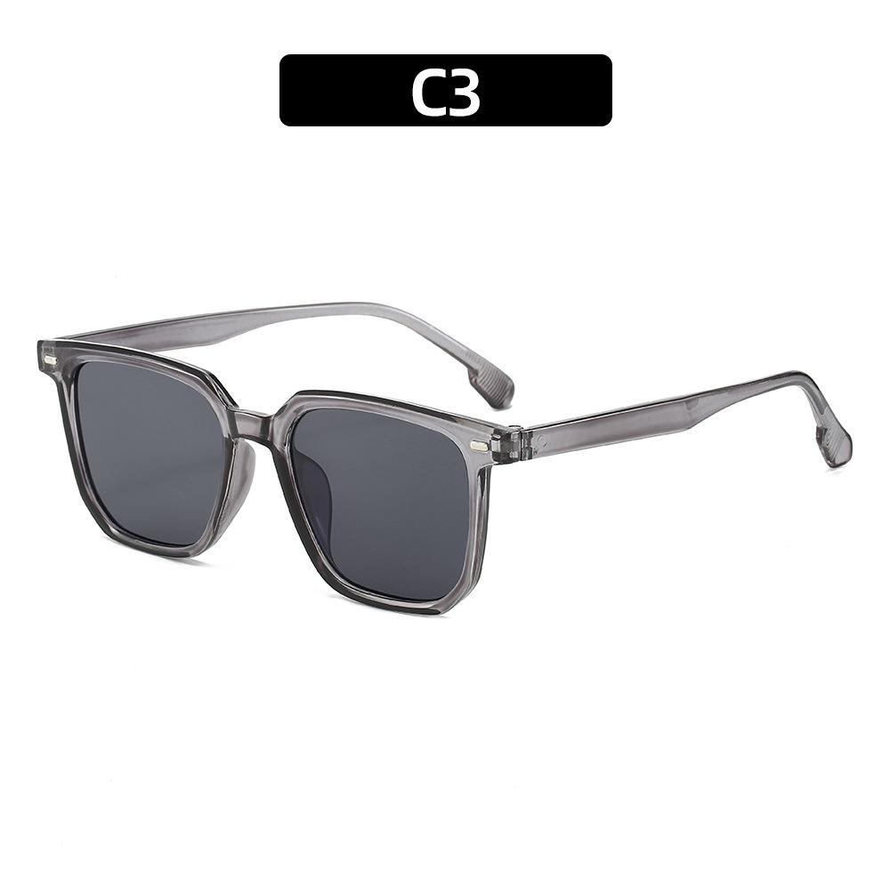 Fashion Square Vintage Sunglasses Men Women Brand Designer Mirror Sun Glasses Trendy Outdoor Driving Retro