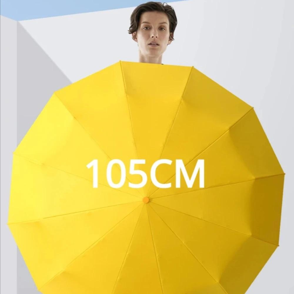 72 Bone Windproof Automatic Umbrella Reinforced Uv Protection Dual-Purpose Sunproo Anti-Storm Folding Adudt Durable Rain Gear