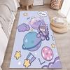 Roztomilý kreslený koberec dívka obývací pokoj koberec růžový koberec protiskluzová podlahová rohož obývací pokoj ložnice