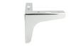 Anchor furniture leg silver chrome height 10 cm