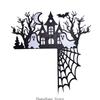 3XUF Holiday Wooden Corner Decoration for Scary Party Home Decoration and Gift