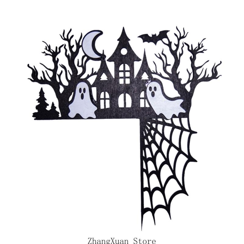 3XUF Holiday Wooden Corner Decoration for Scary Party Home Decoration and Gift