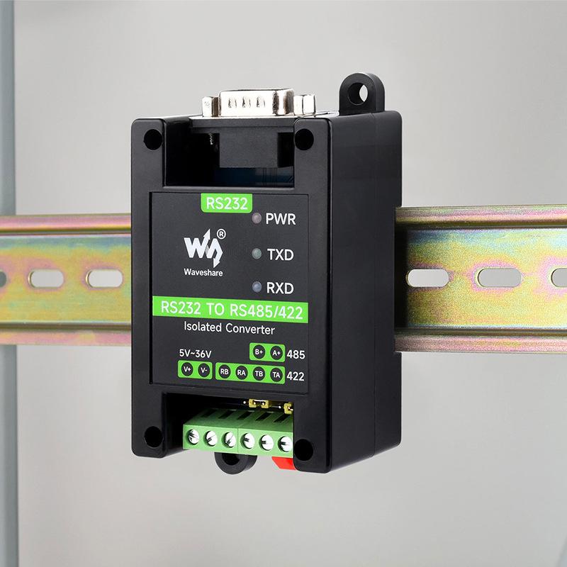 RS232 zu RS485/422 Digitaler Isolationswandler mit DB9 Stecker/Buchse
