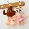 American Shanhaijing Monster Plush Toy Shark Wooden Stick Doll Pendant