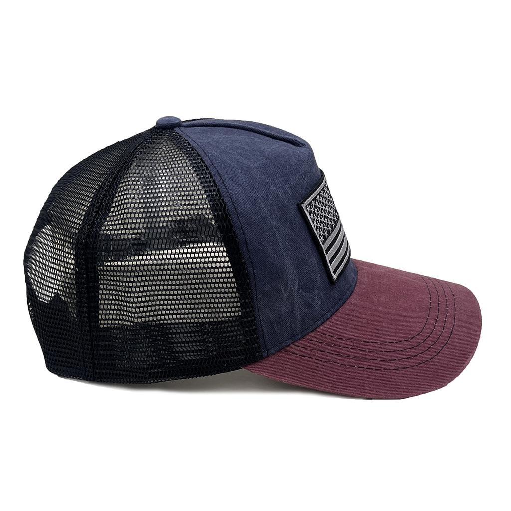 Hut Herren Sommer Amerikanische Flagge Kappe Sonnenschutz Sonnenhut Outdoor Sport Bergsteigen Baseballkappe