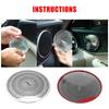 Car Audio Speaker Door Loudspeaker Cover Trim for Mercedes Benz ECGLC Class W213 W205 Gloss