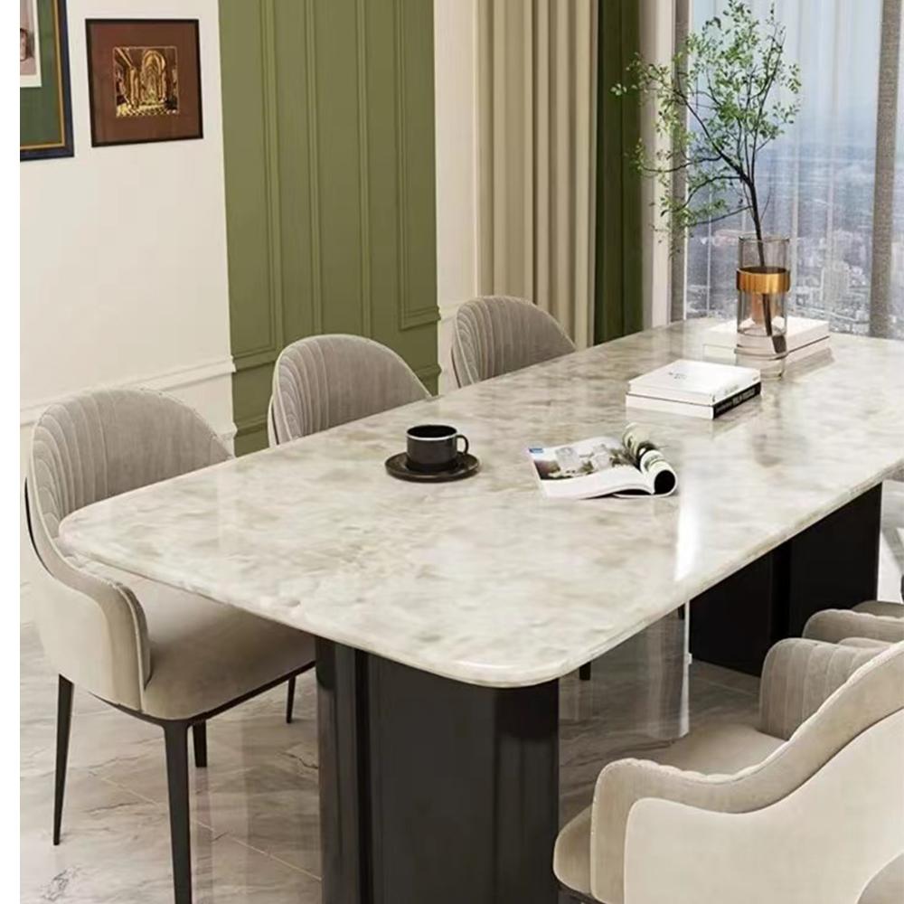 Pvc Marble Kitchen Oil-Proof Film Stove Waterproof Self-Adhesive Wallpaper Countertop Cabinet Renovation Tile Wall Stickers