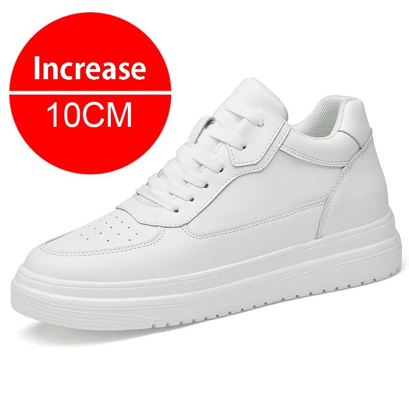 Men Elevator Shoes Height Increase Sneakers Shoes for Men 10cm Sports Casual Shoes Invisible Inner Heightening Shoes for Men 8cm