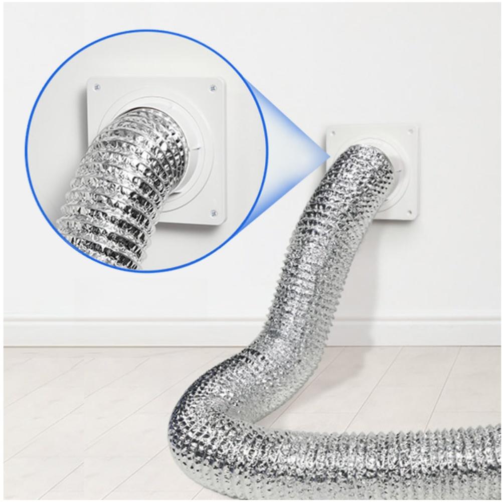 Exhaust Adapter Dryer Vent Connector Home Dryer Installation All Necessary Hardware Included Double-layer Aluminum Foil Hose