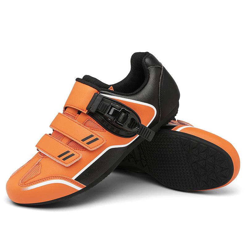 New Cycling Shoes with Locks, Buckle Lock Shoes, Men's and Women's Road Cycling Power Shoes, Hard Soles, Mountain Cycling Rubber Soles