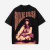 Design Merch Modă Primăvară-Vară 2026 pentru Cântăreața BILLIE EILISH - Tricou American Hip-Hop High Street pentru Bărbați și Femei 100% Bumbac