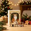 Calendário de Contagem Regressiva de Natal Calendário do Advento de Natal, Caixa de 24 Dias com Enfeites Pendurados de Feriado de Gato Cachorro Enfeites de Vaca em Acrílico, Decoração Festiva para Árvore,