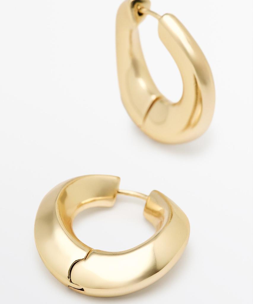 Massimo Dutti Volume Hoop Earrings