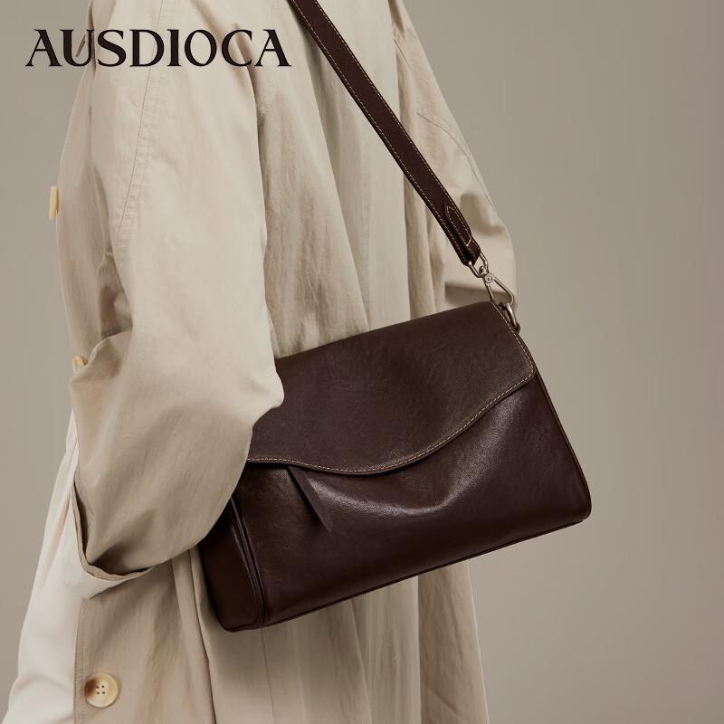 Aodijia Women s Genuine Leather Shoulder & Crossbody Bag