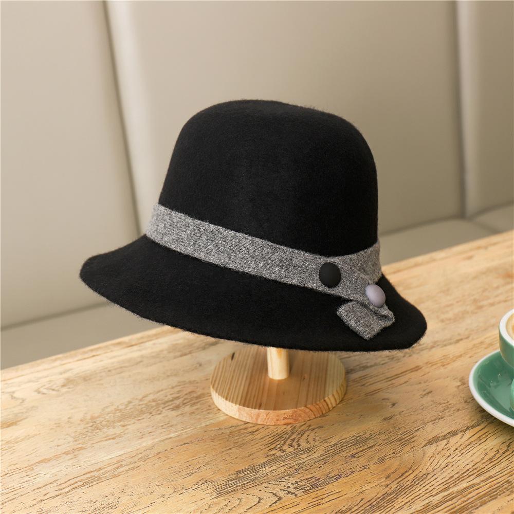 Fisherman Hat Retro Felt Hat Sunhat 