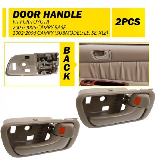 For 2002 2003 2004-2006 Toyota Camry Door ide Handle Beige Front+Rear RH 2X