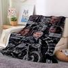 Motorcycle Biker Flannel Blanket Throw Blanket Soft Warm Sofa Bed Camping Home Decor Unique Christmas Gift C921120