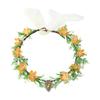 Eleganti Fasce Floreali con Strass e Nastro Regolabile Decorazione per Capelli per Donne Ragazze Occasioni Speciali