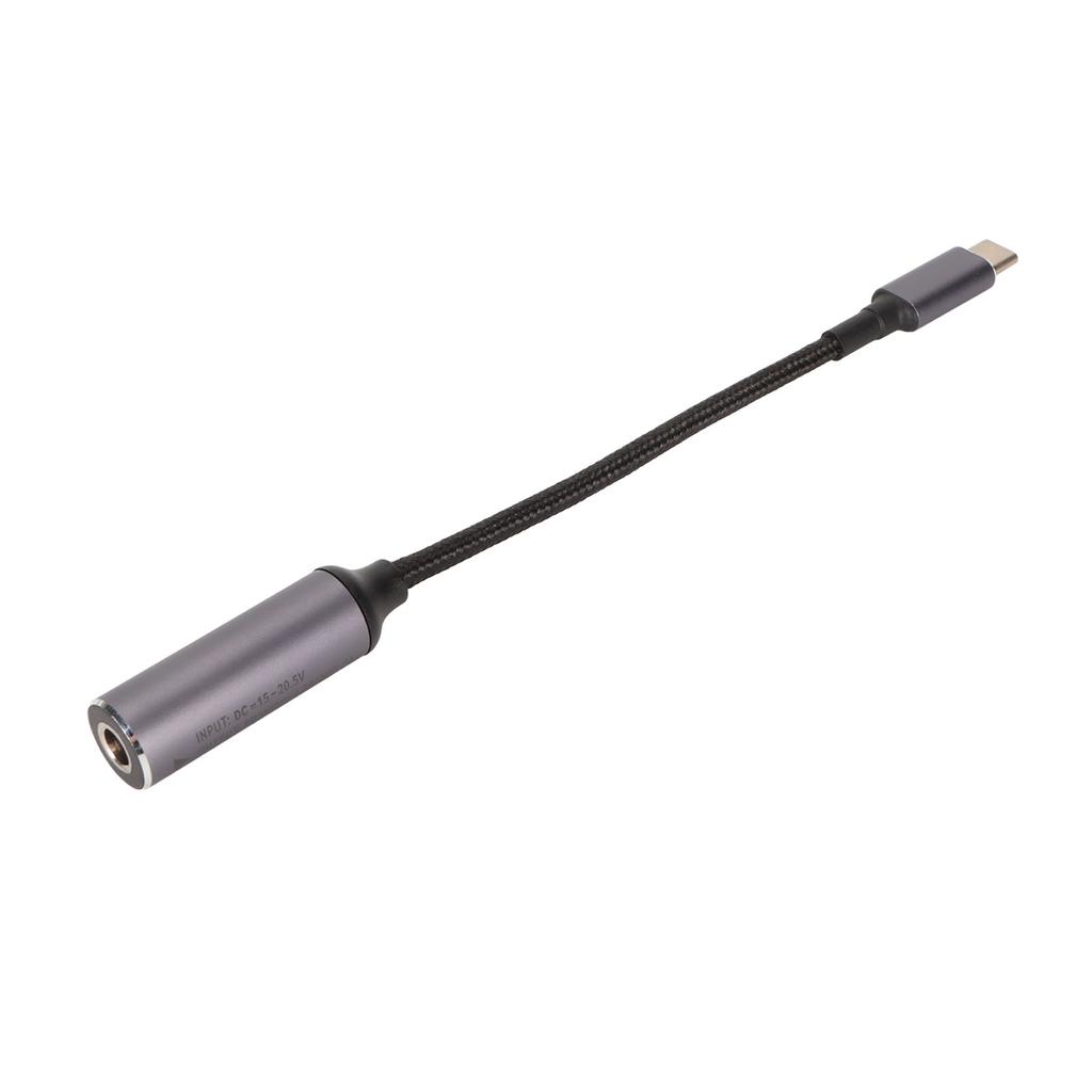 DC 5.5mmx2.1mm Female Input To Type C Male PD Charging Cable 100W DC5521 To USB C Cable with PD Automatic