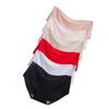 6pcs Women Underwear Mid Waist Seamless Breathable Pure Color Tummy Control Lady Brief Panties XL Multi Color XL