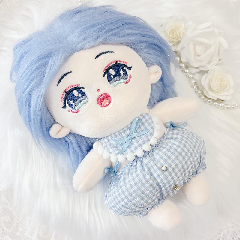 Plush Pumpkin Pants & Bib Set [For 15-20cm Dolls] G.triger Oshi-Nui (Snuggle) Blue [Used]