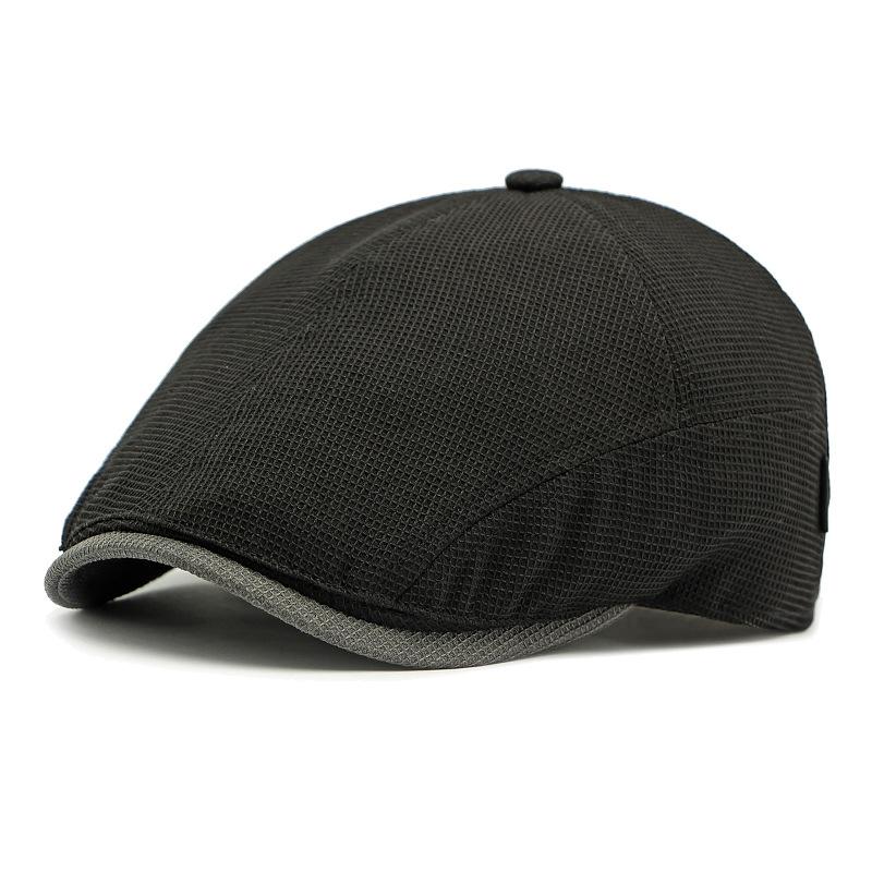 Spring Summer Beret Women's British Retro Forward Cap Lightweight Breathable Newsboy Cap Men's Paintsman Cap