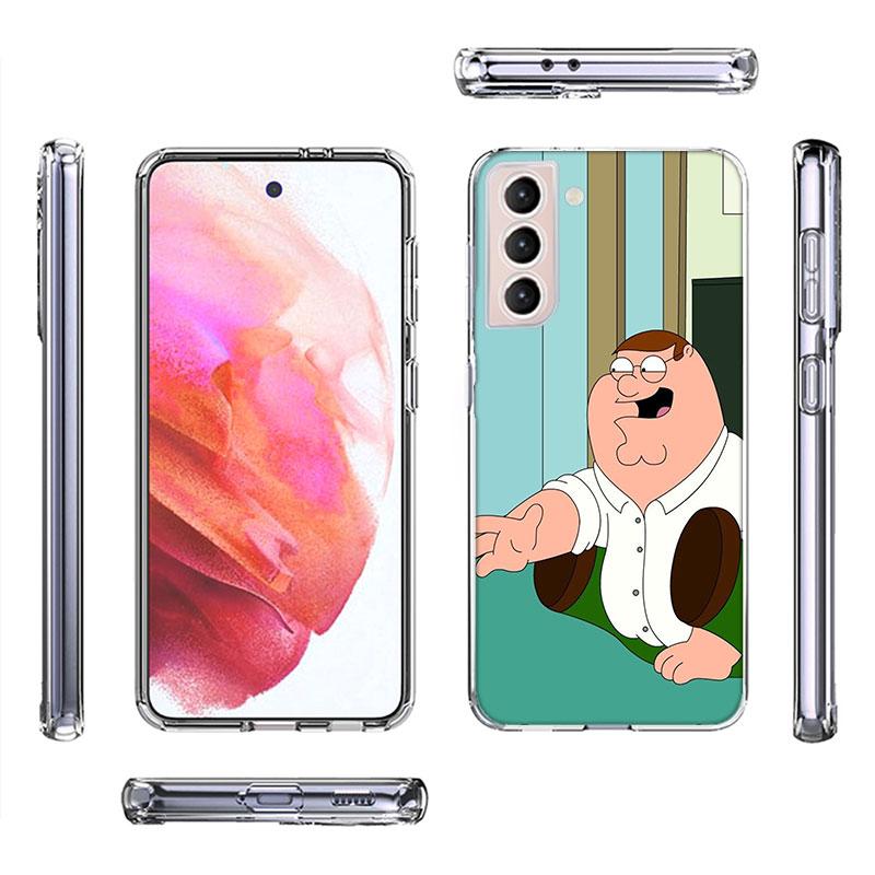 F-Family Funny Guy Phone Case For Samsung A16 A26 A36 A56 A17 A15 A25 A35 A55 A14 A24 A34 A54 A04S A05S Galaxy Note 20 10 9 8 A9