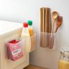 Transparent Multi-functional Wall-mounted Storage Box for Kitchen, Bathroom, or Desktop