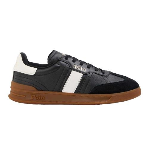 Ralph Lauren Damen Heritage Aera Leder Court Sneaker