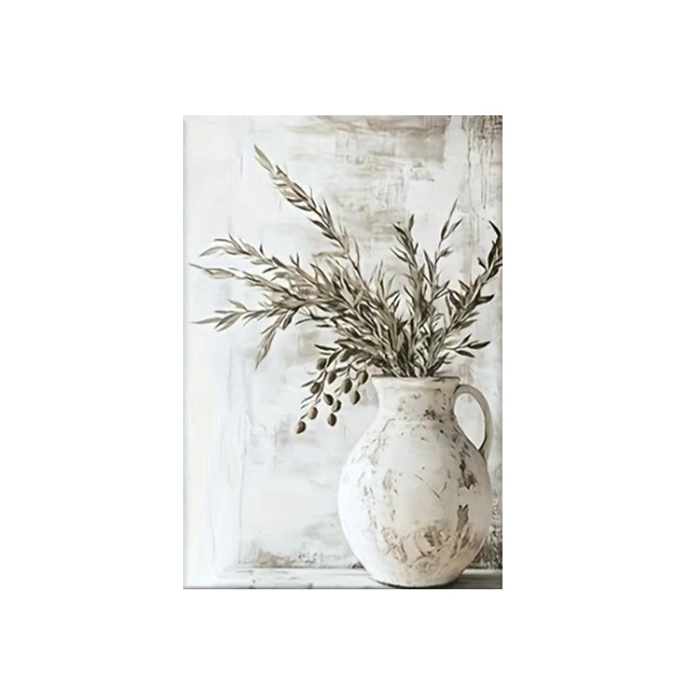 Leinwandposter, Retro Kunst Olivenbaum, Mediterrane Landschaft Wandkunst Drucke, Schlafzimmer Küche Flur Wanddekoration