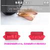 Alpha Depot Compact Makeup Pouch for Makeup Small and Nylon Storage Bag for Business Trips and Travel Cosmetics, Tools, Items, Toiletries, (Black)