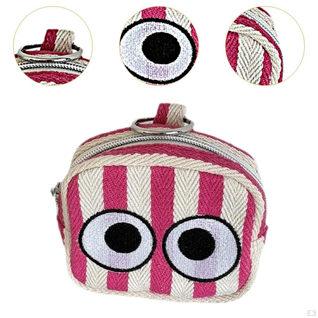 Compact Purse Pouch for Lipstick And Receipts with Zipper, Earphone Case Shopping Camping