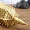 Chinese Style Metal Wenchang Tower Thirteenth Floor Decoration Feng Shui Accessories Metal Handicrafts Buddhist Temple Supplies