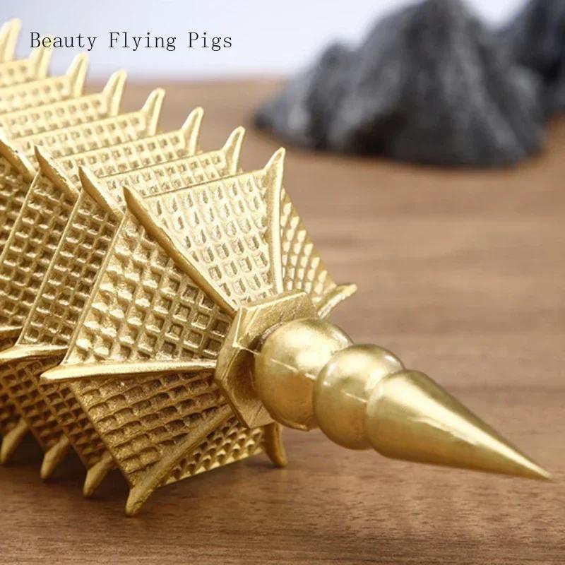 Chinese Style Metal Wenchang Tower Thirteenth Floor Decoration Feng Shui Accessories Metal Handicrafts Buddhist Temple Supplies