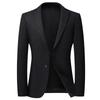 Frühling und Herbst Leichte Luxus Business Single West Mittleren alters und Junge Einfarbig Einreihig Trendy Anzug Jacke