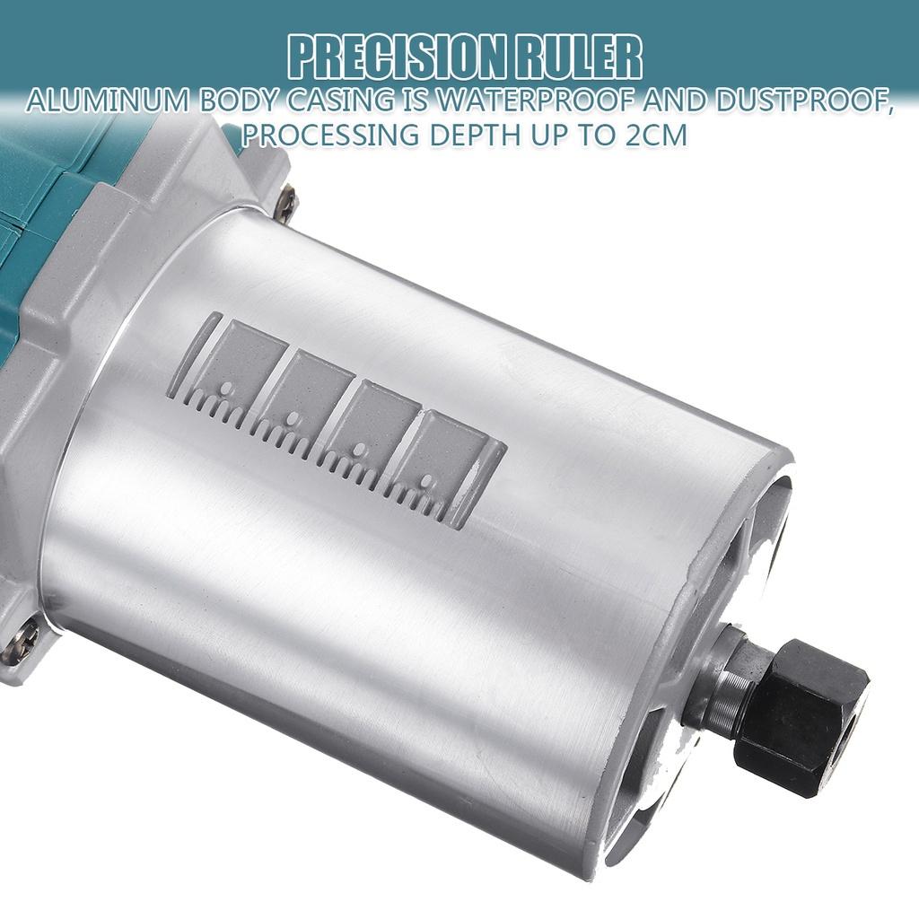 800W 35000RPM Cordless Trimmer Electric Woodworking Engraving Slotting Trimming Carving Machine Router