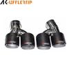 BMW 5 Series G30/G38 Quad Outlet Titanium Black Exhaust Tailpipe, MP Style, Large Square