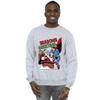 DC Comics Mens Superman Santa Comic Sweatshirt