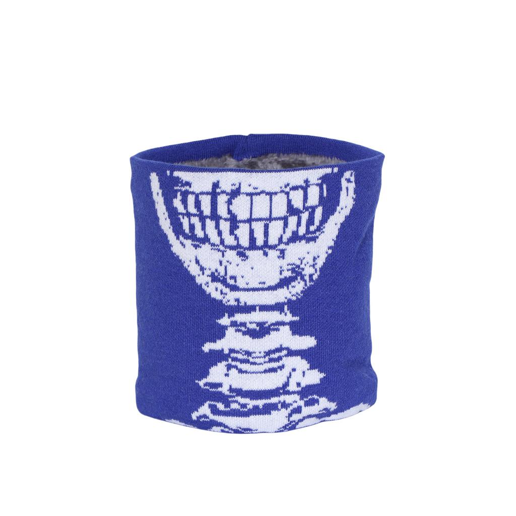 Men Women Cashmere Thickened Winter Neckerchief Halloween Party Skull Face Towel Windproof Neck Gaiter Cover Fashion Warm Scarf