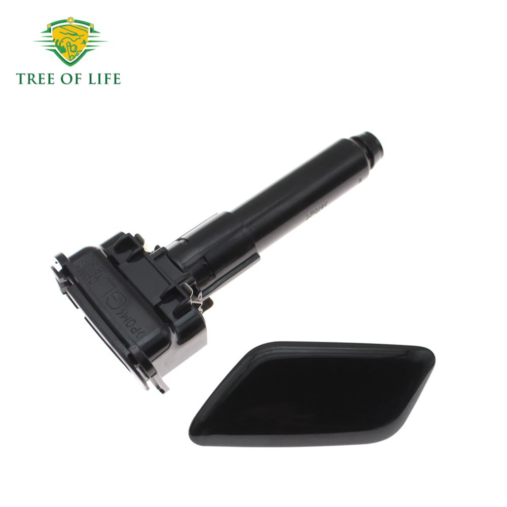 Front Bumper Headlight Headlamp Washer Nozzle Cover Cap For Nissan Patrol Y62 Series 2013 2014 2015 2016 2017 2018 New RH LH