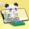 93013 Animal World Panda Bamboo Pet Doll Mobile Phone Stand DIY Mini Diamond Blocks Bricks Building Toy for Children No Box